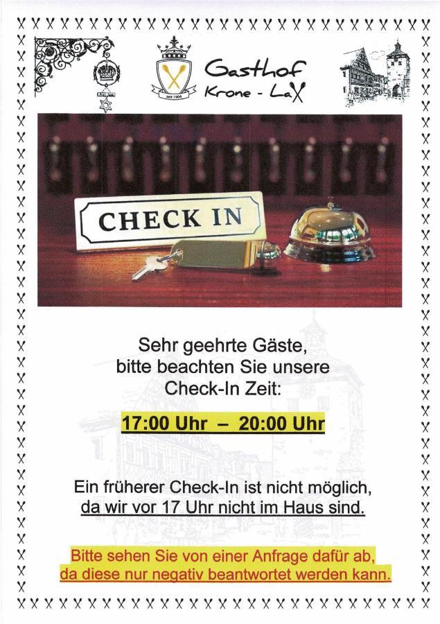 Hotel-Gasthof Krone-Lax Scheinfeld Экстерьер фото